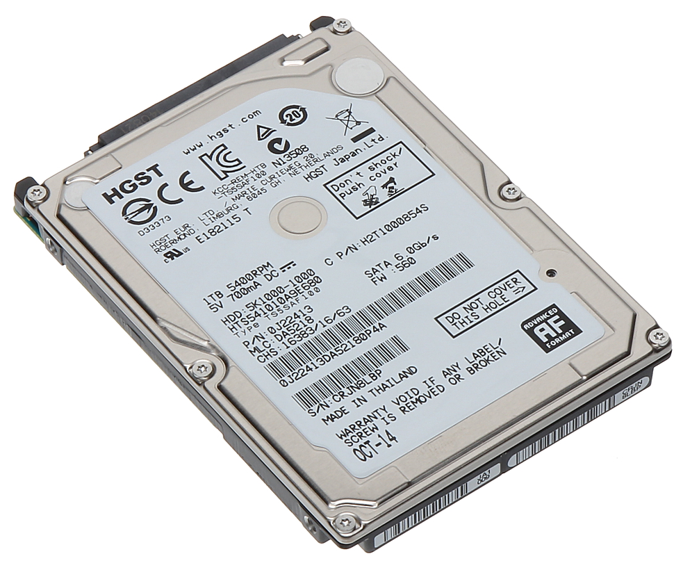 HDD FOR DVR HDD-2.5/1TB/HGST - HDDs - Delta
