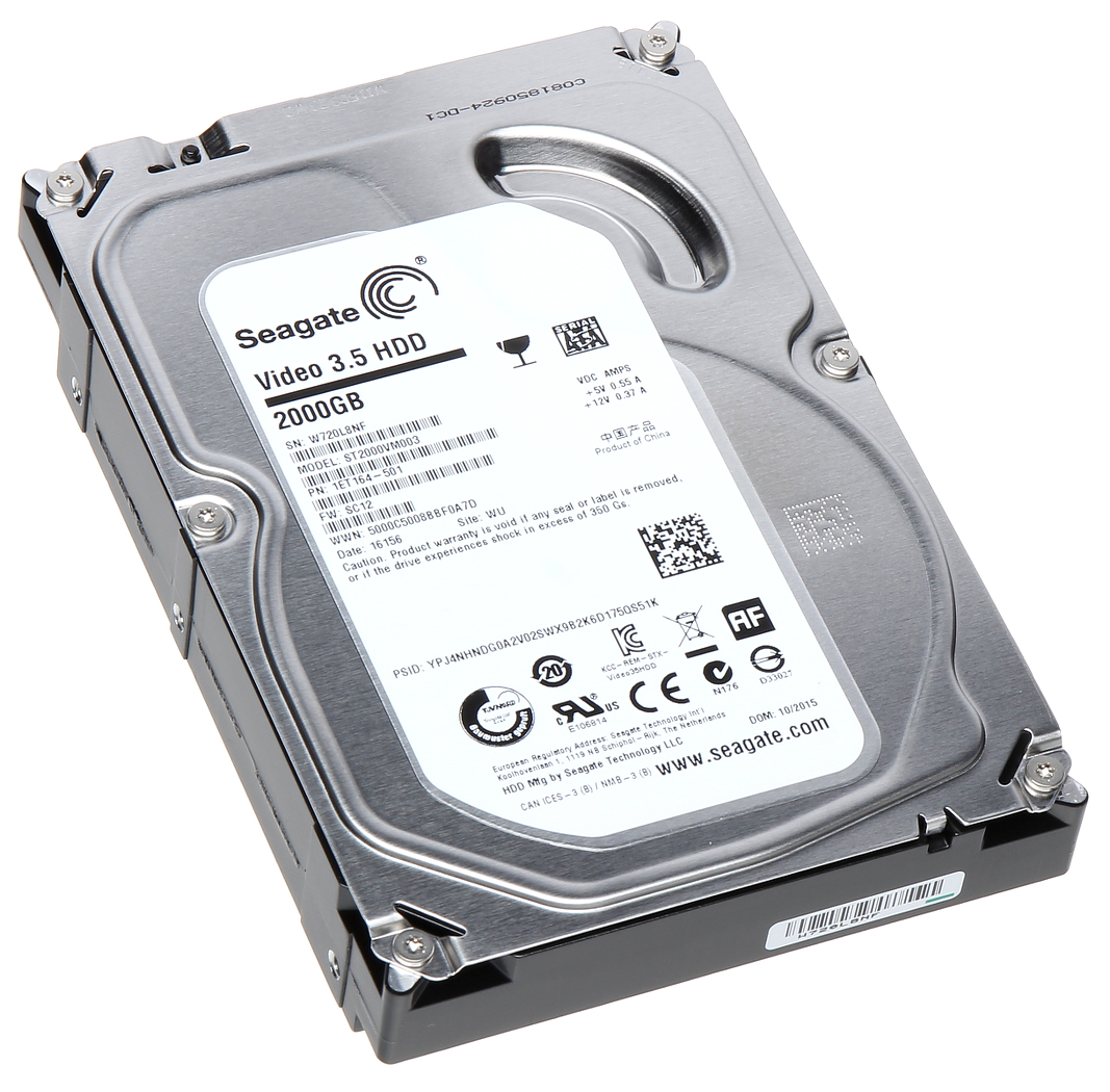 HDD FOR DVR HDD-ST2000VM003 2TB 24/7 PIPELINE SEAGATE - HDDs