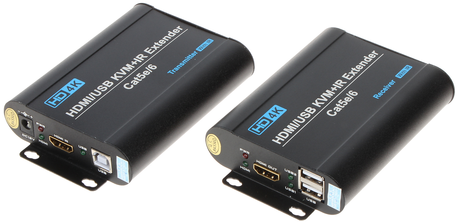 EXTENDER HDMI+USB-EX-70-4K - HDMI extenderek - Delta