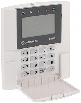 WIRELESS KEYPAD JA-81F JABLOTRON - Keypads with Alphanumeric Display - Delta