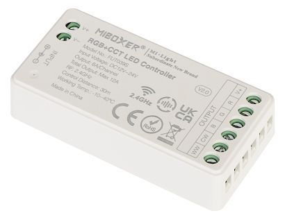 CONTROLER DE ILUMINARE LED LED RGBW WC RF 2 4 GHz RGBCCT RGBWW 12 24 V DC MiBOXER Mi Light