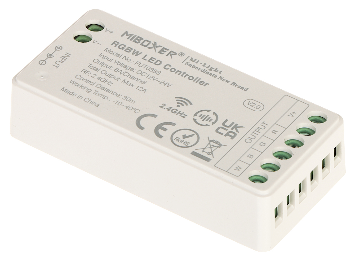 LED LIGHTING CONTROLLER LED-RGBW-WC/RF2 2.4 GHz, RGBW ... - Controllers,  Remote Controls and LED Accessories - Delta