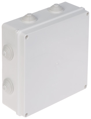 BRANCH JUNCTION BOX WITH CABLE GLANDS LUX 196X196 EPN IP55 Elektro Plast