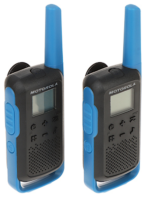 SOUPRAVA 2 RADIOTELEFON PMR MOTOROLA T62 BLUE 446 1 MHz 446 2 MHz