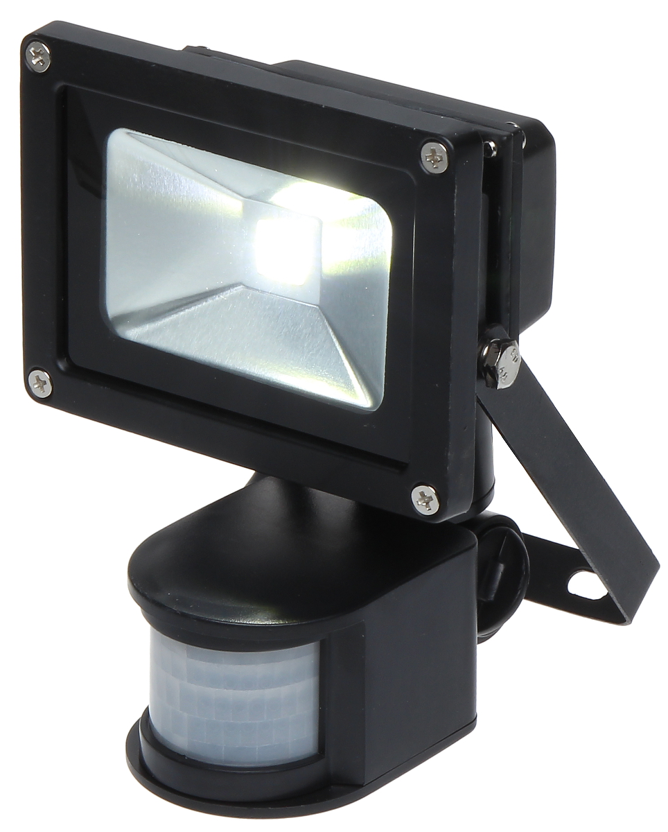 LED-STRÅLKASTARE N-PIR-10W-SA-Z - Vitt ljus (LED) strålkastare  (belysningar) med stärk... - Delta
