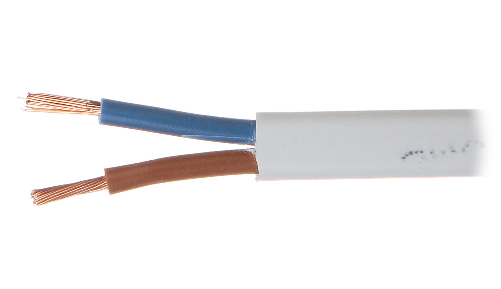 FLAT ELECTRIC CABLE OMYP-2X1.5 - Wire section up to 1.5mm² - Delta
