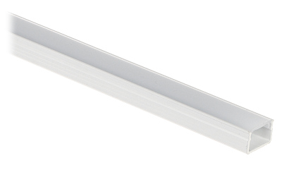 PROFILE WITH COVER FOR LED STRIPS PR LED SW2 2M SURFACE WHITE