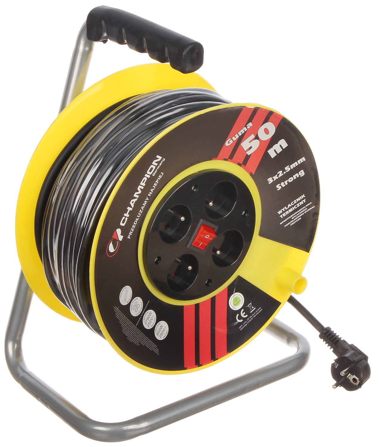 COILED REEL EXTENSION CORD PSZ-3X2.5-50M (4 OUTLETS) 5 - Power