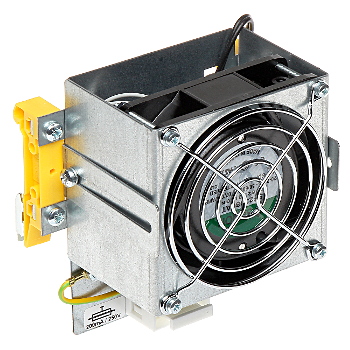 FAN COOLER WITH THERMOSTAT RAW DIN FOR MOUNTING ON A DIN TS 35 RAIL PULSAR