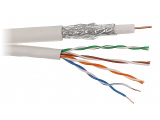 CABLE DOUBLE RG 6 UTP 150