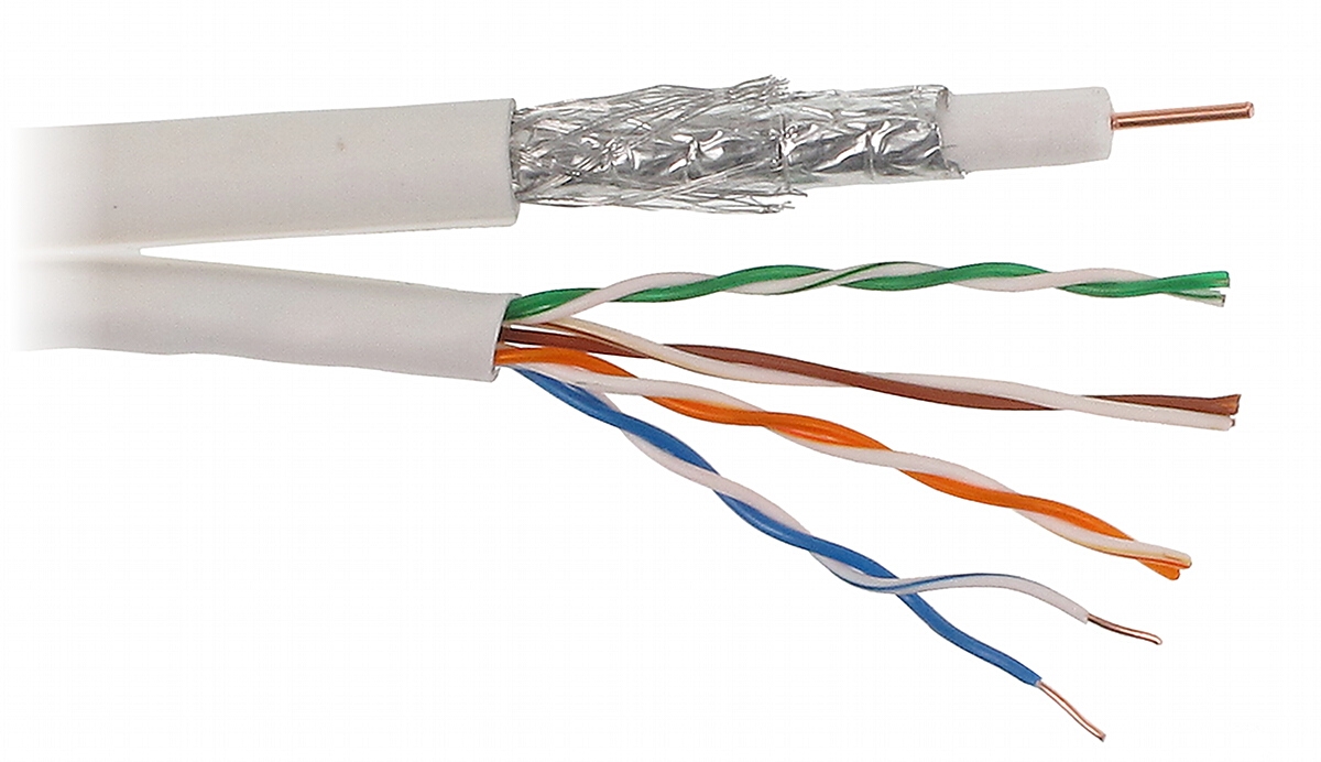 CABLE INTEGRADO RG-6+UTP/150 - Cables coaxiales de 75 Ω para TV-SAT - Delta