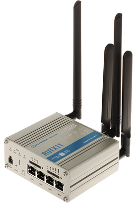 PRIEIGOS TA KAS 4G LTE ROUTER RUTX11 Dual SIM Bluetooth BLE Wi Fi 5 2 4 GHz 5 GHz 867 Mbps Teltonika