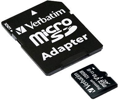 MEMORY CARD SD MICRO 10 128 VERB UHS I SDXC 128 GB VERBATIM