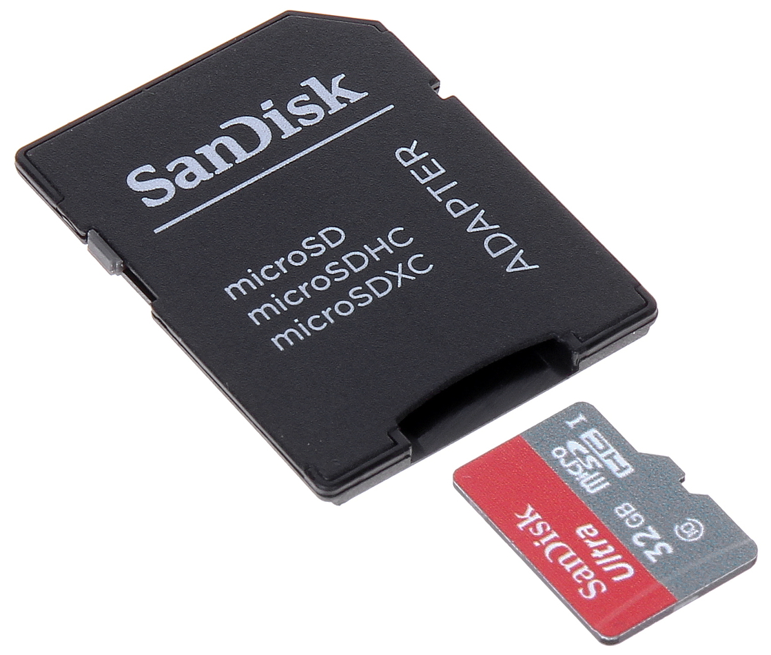 MINNESKORT SD-MICRO-10/32-SAND UHS-I, SDHC 32 GB SANDISK - Pendrive och  minneskort - Delta