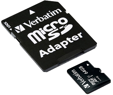 SD MICRO 10 64 VERB UHS I SDXC 64 GB VERBATIM