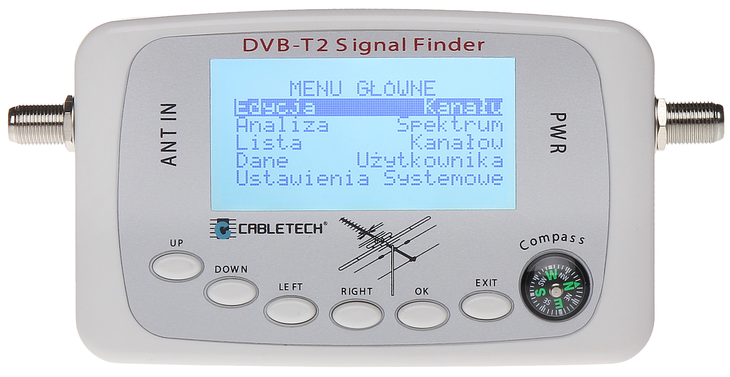 DVB-T/DVB-T2 SIGNAL METER SF-DVB-T - TV Signal Level Meters - Delta