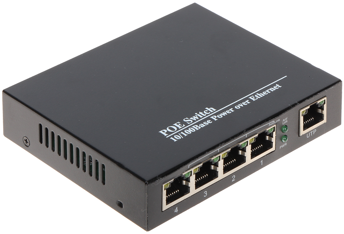 SWITCH POE SPS-4P/1 5-PORT - PoE Switches with 8 Ports support - Delta