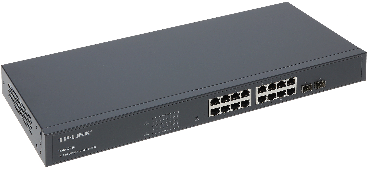 SWITCH TL-SG2216 16-PORTS + SFP TP-LINK - Switche - Delta