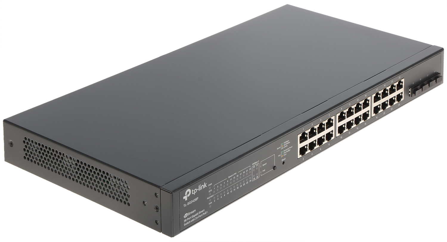 SWITCH POE TL-SG2428P 24-PORT SFP TP-LINK - PoE Switches with 32 Ports  support - Delta