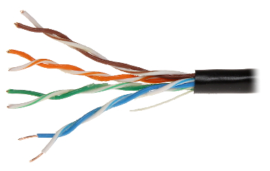 TWISTED PAIR CABLE UTP K5 305M ZEL CON