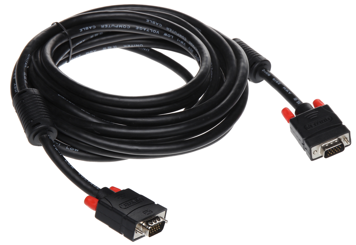 CABLE VGA-5.0-WW/U 5 m UNITEK - Câbles de connexion VGA - Delta