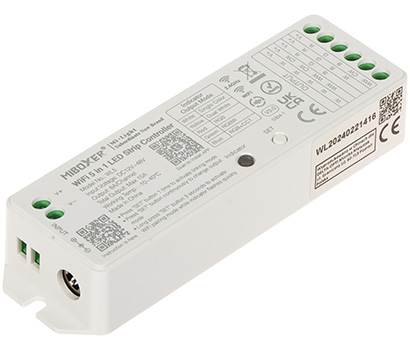 LED VALGUSTUSE KONTROLLER WL5 Wi Fi 2 4 GHz RGBCCT RGBWW 12 48 V DC MiBOXER Mi Light