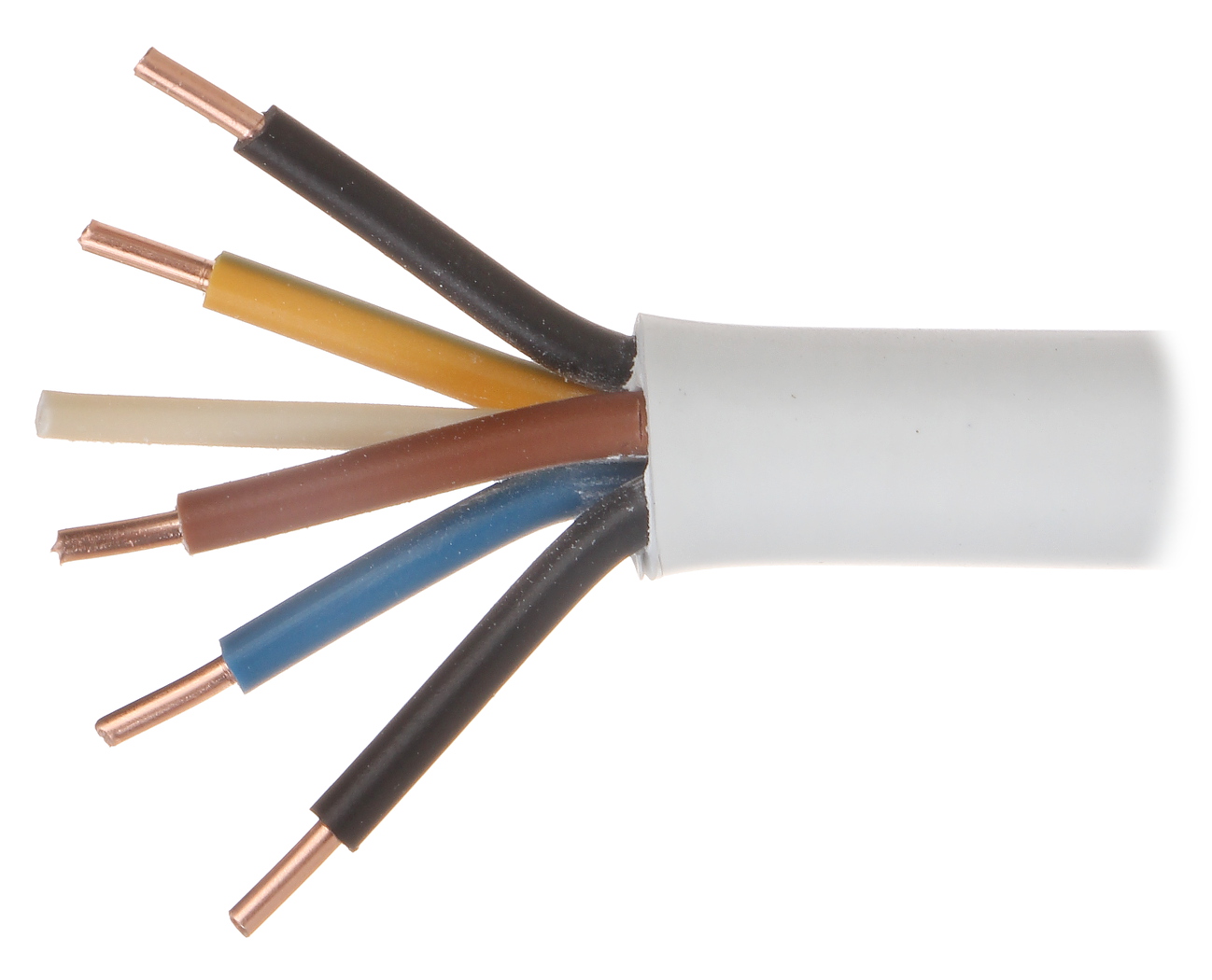 ELECTRIC CABLE YDY-5X2.5 - Wire section above 1.5mm² - Delta