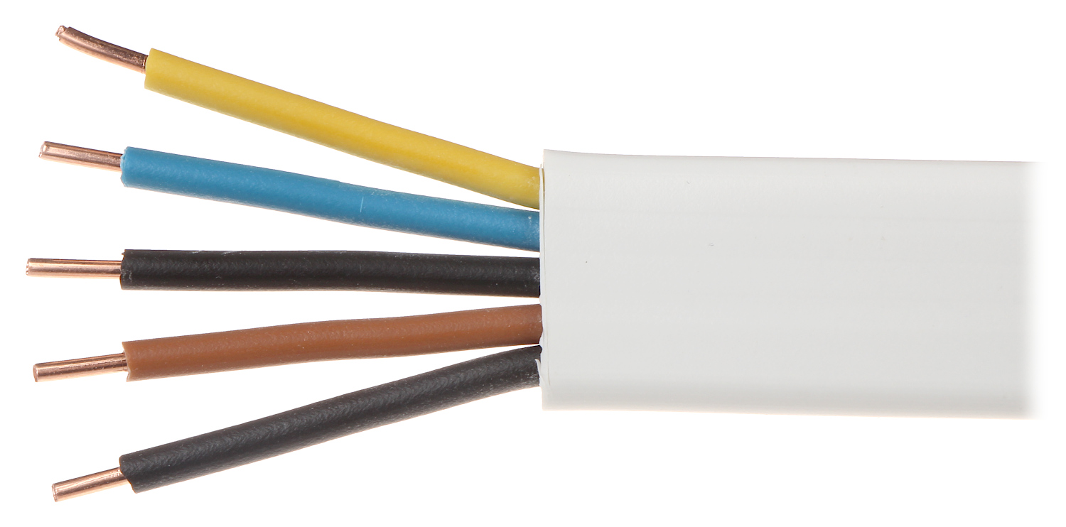 FLAT ELECTRIC YDYP-5X1.5 - Wire section up to 1.5mm² - Delta