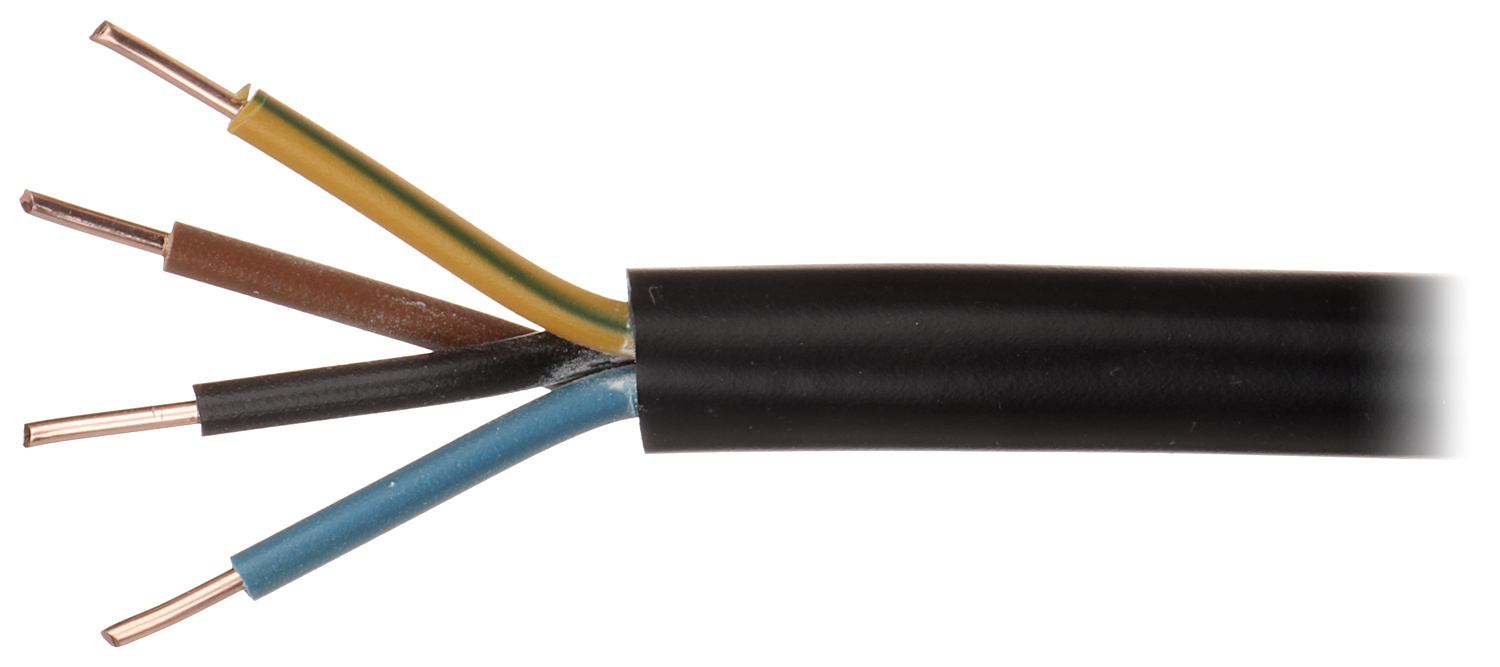 ELECTRIC CABLE YKY-4X1.5 - Wire section up to 1.5mm² - Delta